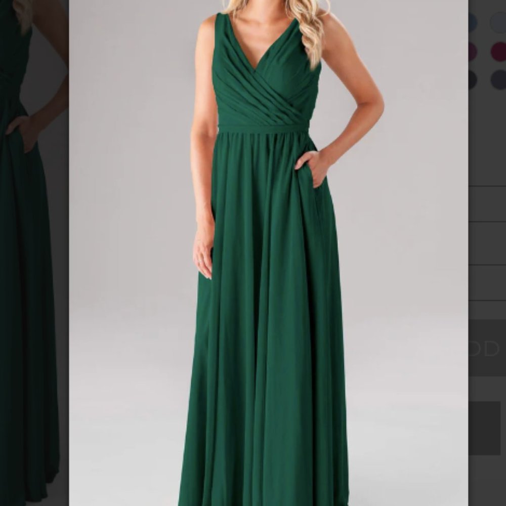 Gabby, Kennedy Blue, Emerald (Green) Dress